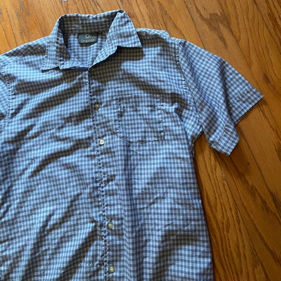 Mens Originals Checkered Causal Button Down Shirt - Picture 6 of 6